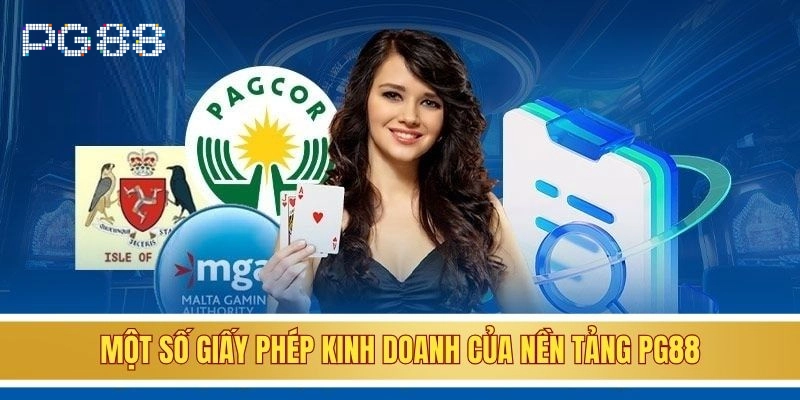 Giấy phép kinh doanh uy tín của nền tảng PG88